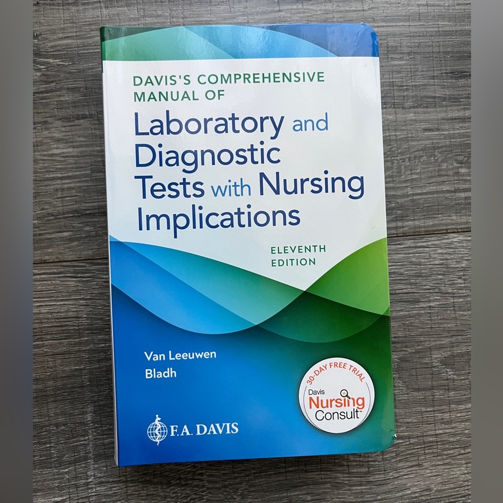 Davi’s comprehensive manual of laboratory and diagnostics tests